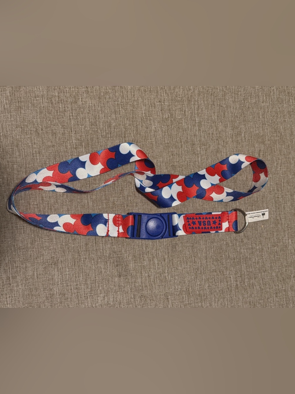 Disney Parks- Americana Mickey Mouse Lanyard (NWT)